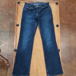 Wrangler Women's Dark Blue Straight Leg Jeans